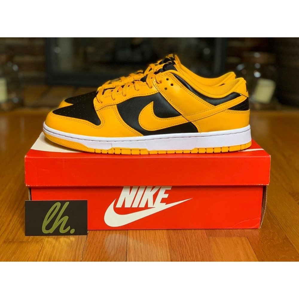 Sz 9 Nike Dunk Low "Championship Goldenrod"